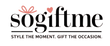 Logo of 'so gift me' with decorative elements on a white background