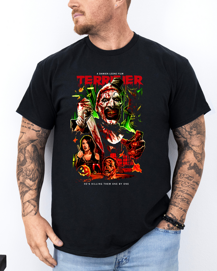 Terrifier Horror Bloody Chaos T-Shirt image 0