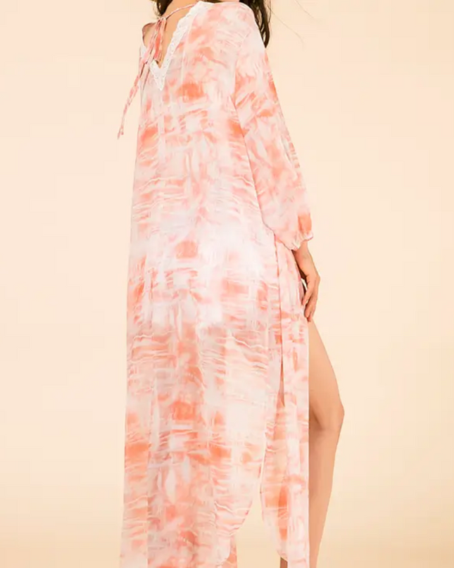 Emily Long Printed Kimono image 7