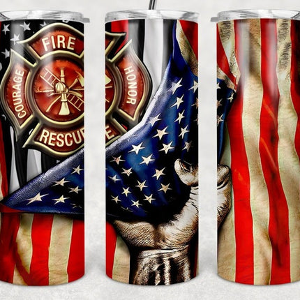 Firefighter 20 oz Tumbler image 0