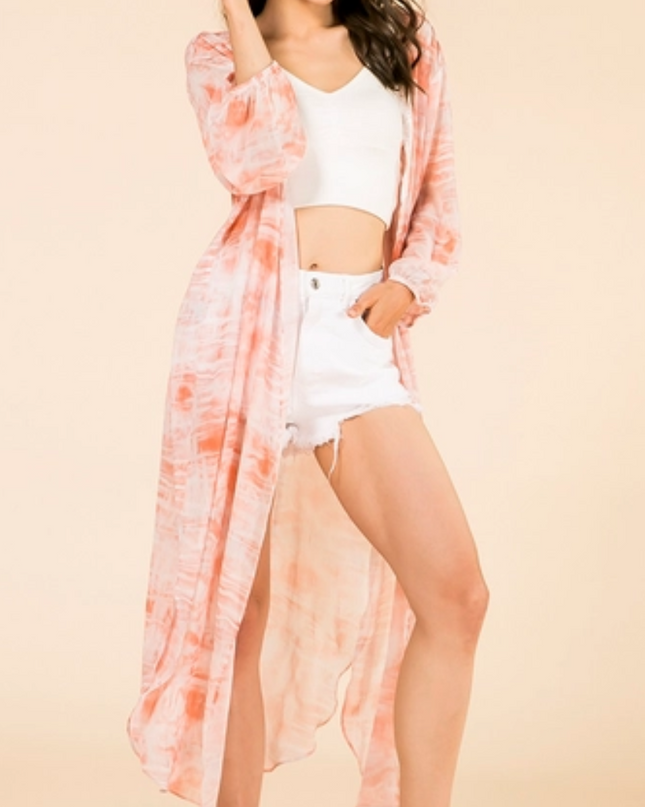 Emily Long Printed Kimono image 6