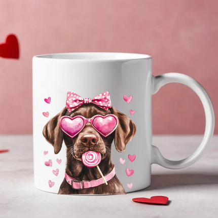Coquette Valentine Dog Mugs image 7