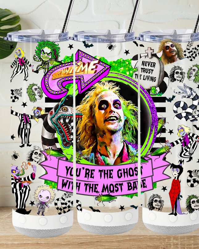 Ghost with the Most Beetlejuice Tumbler image 1