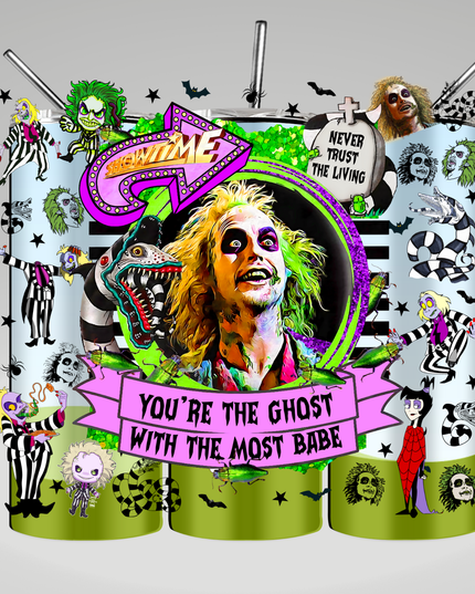 Ghost with the Most Beetlejuice Tumbler image 0