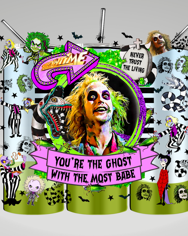Ghost with the Most Beetlejuice Tumbler image 0