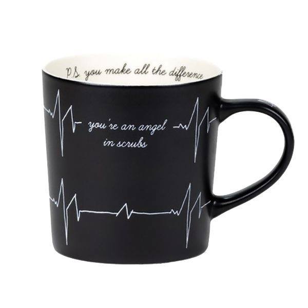 Bone China Mug - You're an Angel in Scrubs image 0