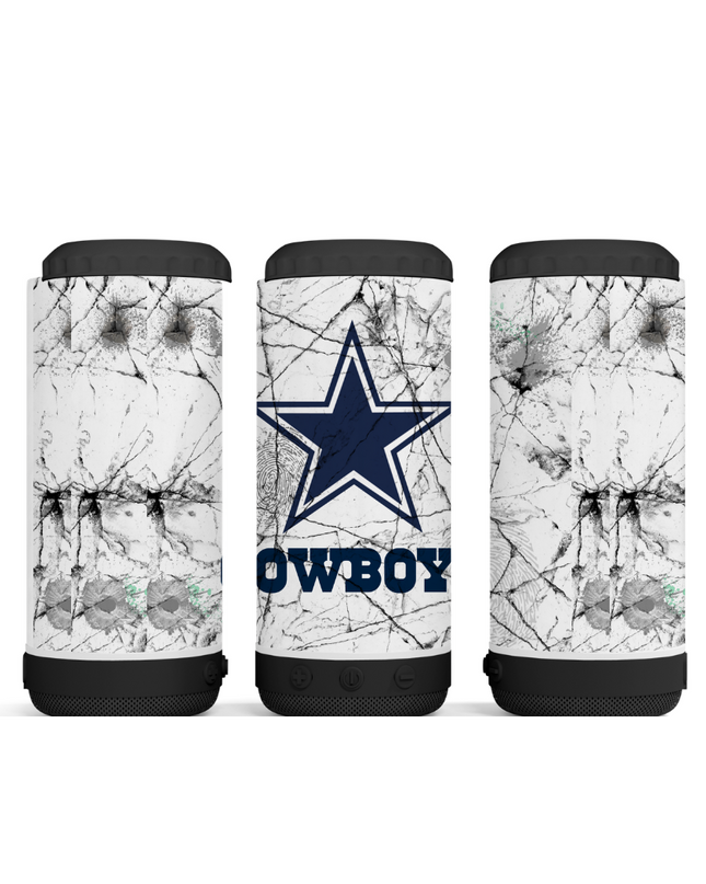 Cowboys White Koozie Speaker tumbler image 0