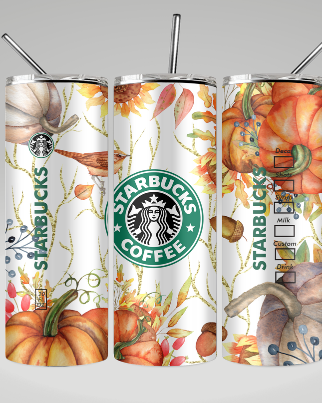 Starbucks Fall Pumpkin Tumbler/Bluetooth Speaker Tumbler image 0