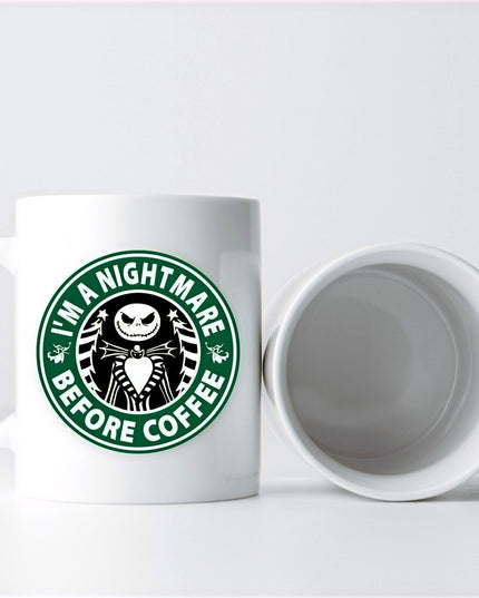 Halloween Coffee Mugs -Nightmare Before Coffee image 0