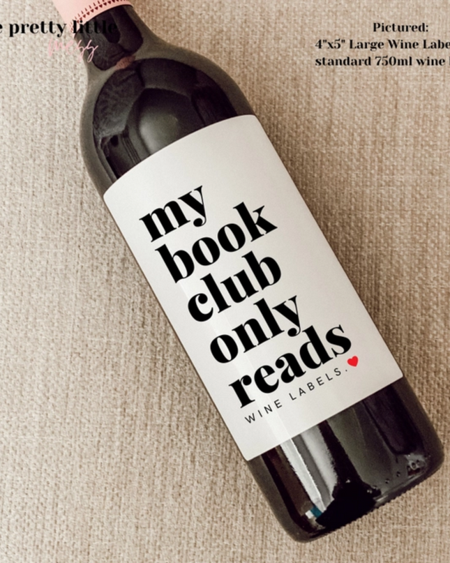 Funny Wine Labels, Holiday Wine Labels image 1