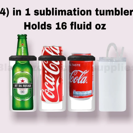 Pew Pew Koozie Speaker Tumbler image 3