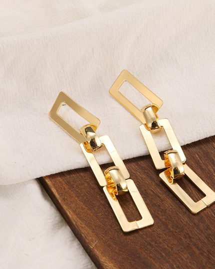 Chunky Chain Link Earrings image 0