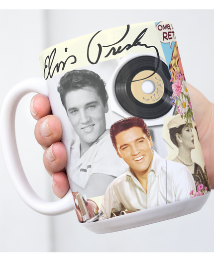 Retro Elvis Coffee Mug image 1