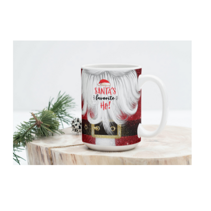 Santa's Favorite Ho Coffee Mug image 3