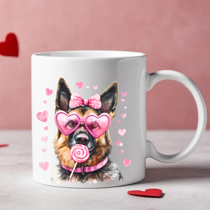 Coquette Valentine Dog Mugs image 4