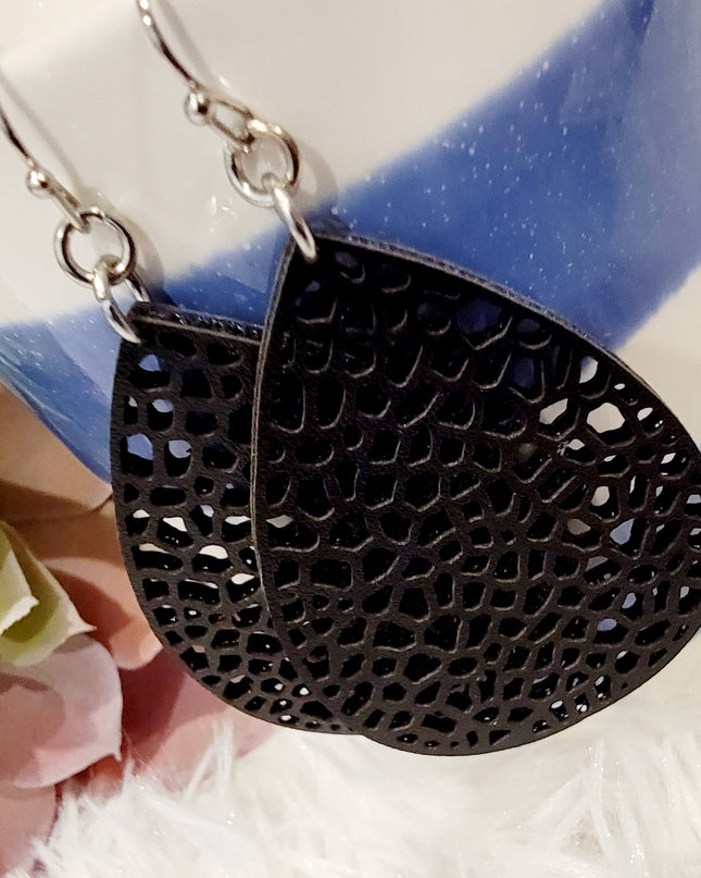 Leather Filigree Earrings image 6