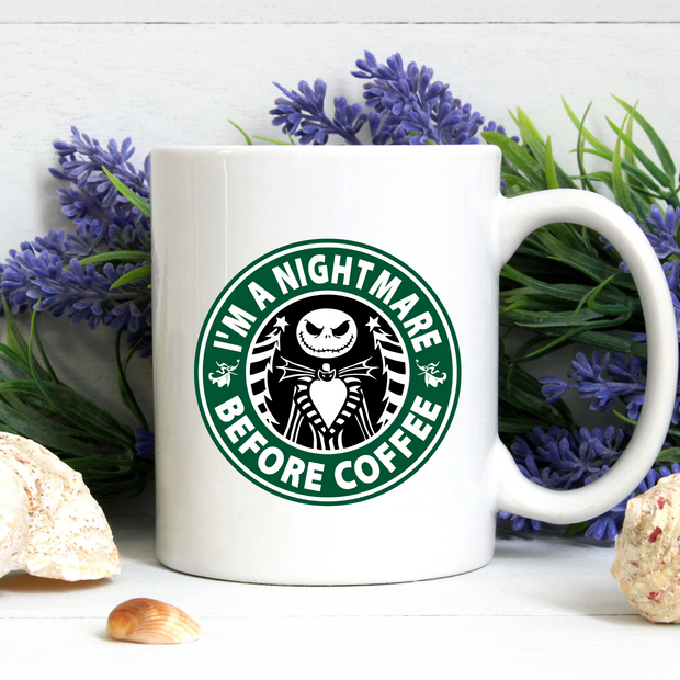 Halloween Coffee Mugs -Nightmare Before Coffee image 2