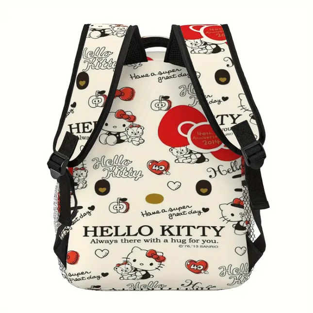 Hello Kitty Backpack – Cute & Classic School Bag with Side Pockets