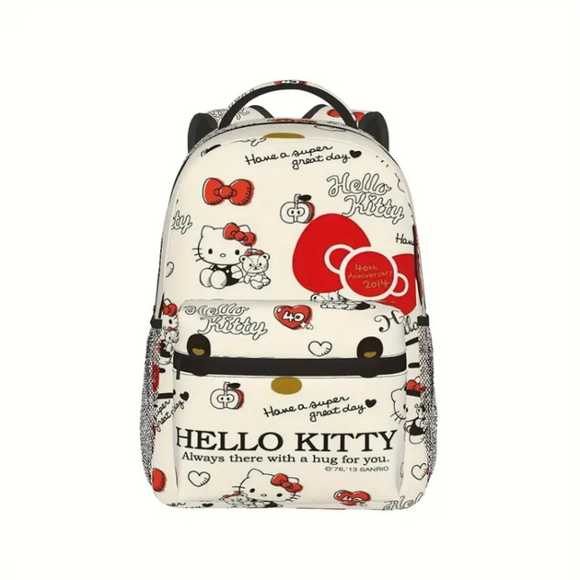 Hello Kitty Backpack – Cute & Classic School Bag with Side Pockets