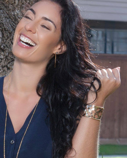 Cuffed Bracelet -GOLD image 4