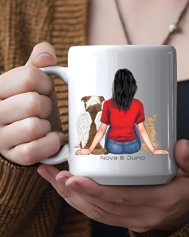 Custom Girl & Dog Mug image 0