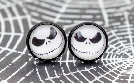 Jack Skellington Stud Earrings image 0