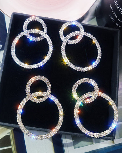 Circle Drop Earrings image 2