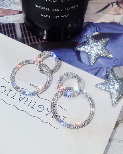 Circle Drop Earrings image 1