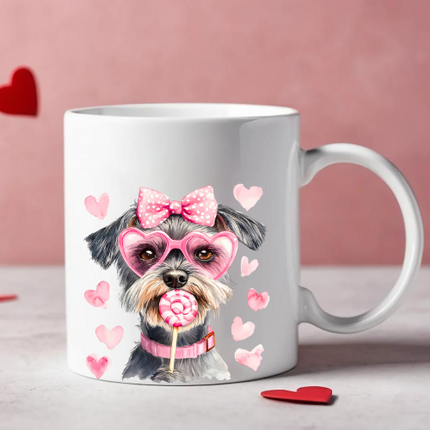 Coquette Valentine Dog Mugs image 5