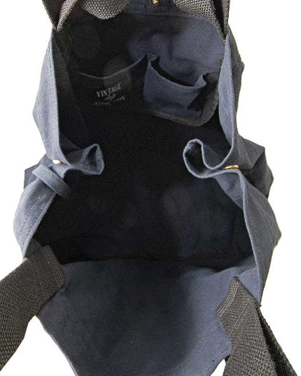 Star Black Washed Canvas Bag image 1