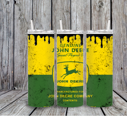 Tractor Skinny Tumbler image 0