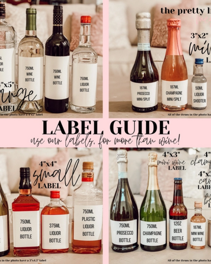 Funny Wine Labels, Holiday Wine Labels image 2