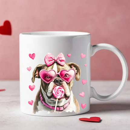 Coquette Valentine Dog Mugs image 11