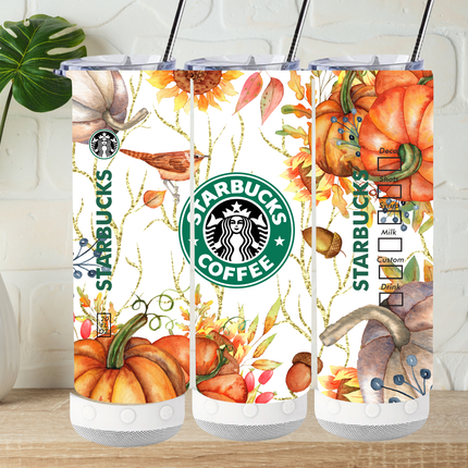Starbucks Fall Pumpkin Tumbler/Bluetooth Speaker Tumbler image 1