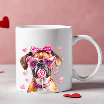 Coquette Valentine Dog Mugs image 8