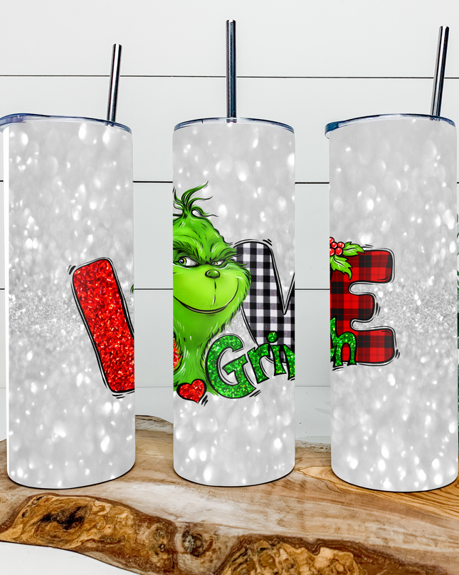 Love Grinch Tumbler image 0