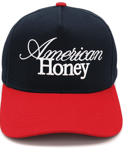 American Honey Trucker Hat – Red & Navy image 1