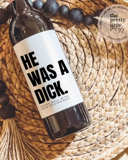 Funny Wine Labels, Holiday Wine Labels image 3