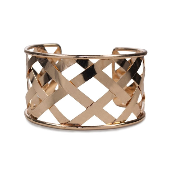 Cuffed Bracelet -GOLD image 2