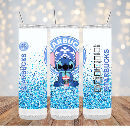 Stitch Starbucks Tumbler – Skinny or Speaker