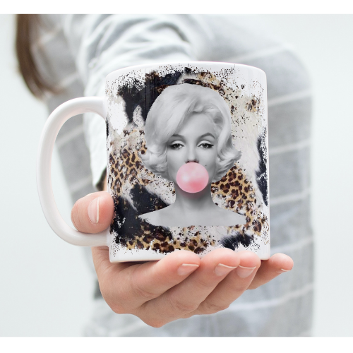 Marilyn Monroe Leopard Coffee Mug image 2