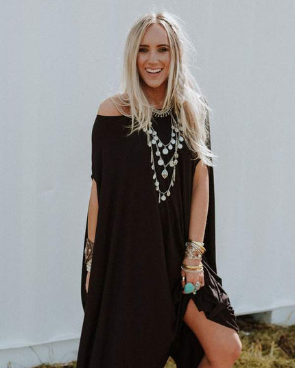 The Wren Tunic - Black image 3