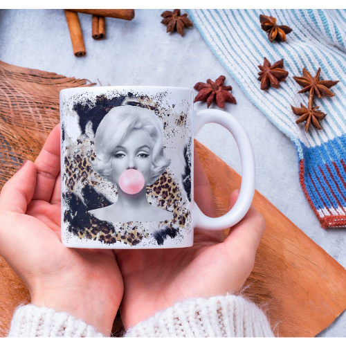 Marilyn Monroe Leopard Coffee Mug image 0