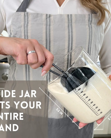 Sourdough Starter Kit with 50oz Glass Jar image 2