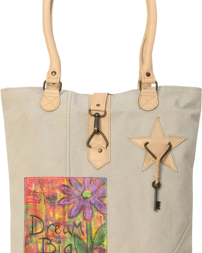 Dream Big CANVAS TOTE image 0