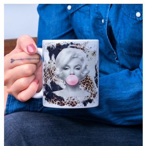 Marilyn Monroe Leopard Coffee Mug image 1