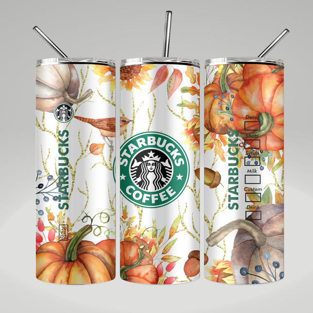 Starbucks Fall Pumpkin Tumbler/Bluetooth Speaker Tumbler image 0