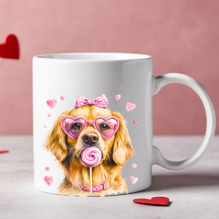 Coquette Valentine Dog Mugs image 6
