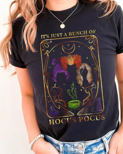 Hocus Pocus Witch Silhouette Shirt image 0