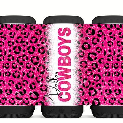 Dallas Cowboys Pink Leopard Tumbler image 3